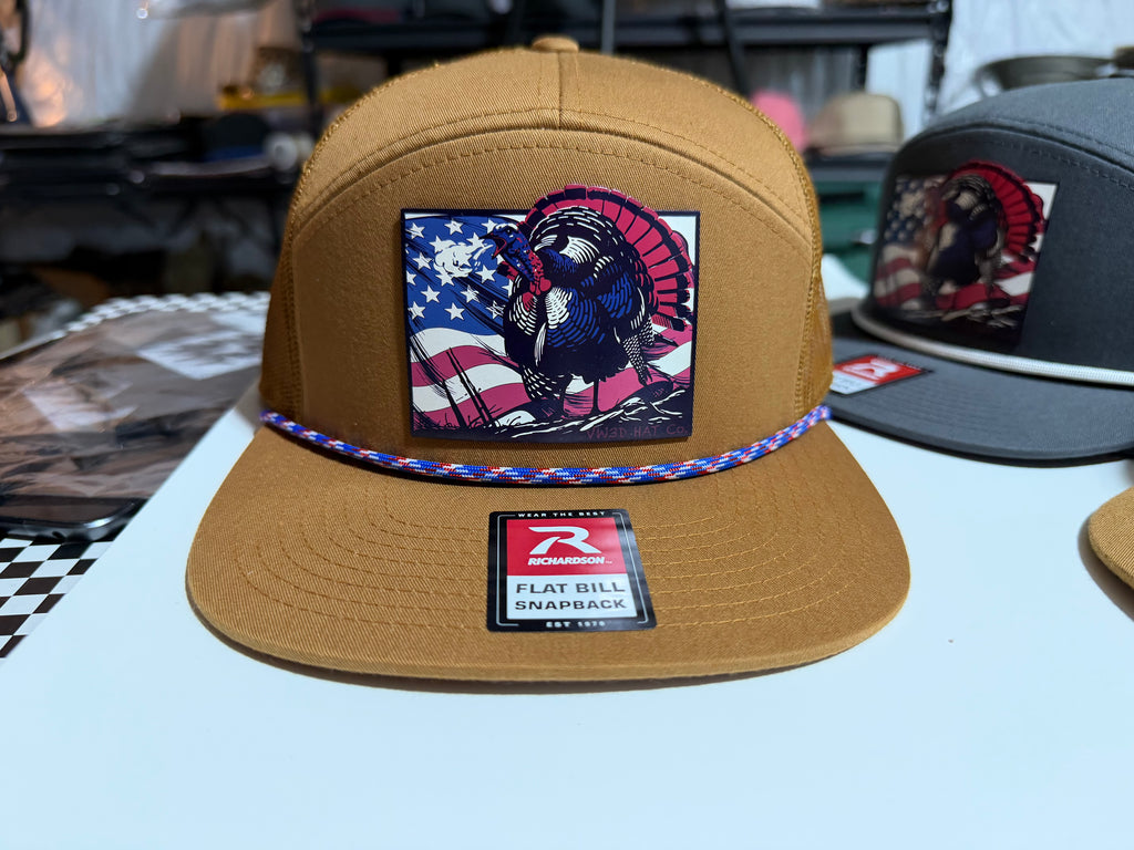 Merica Turkey Flag Hat