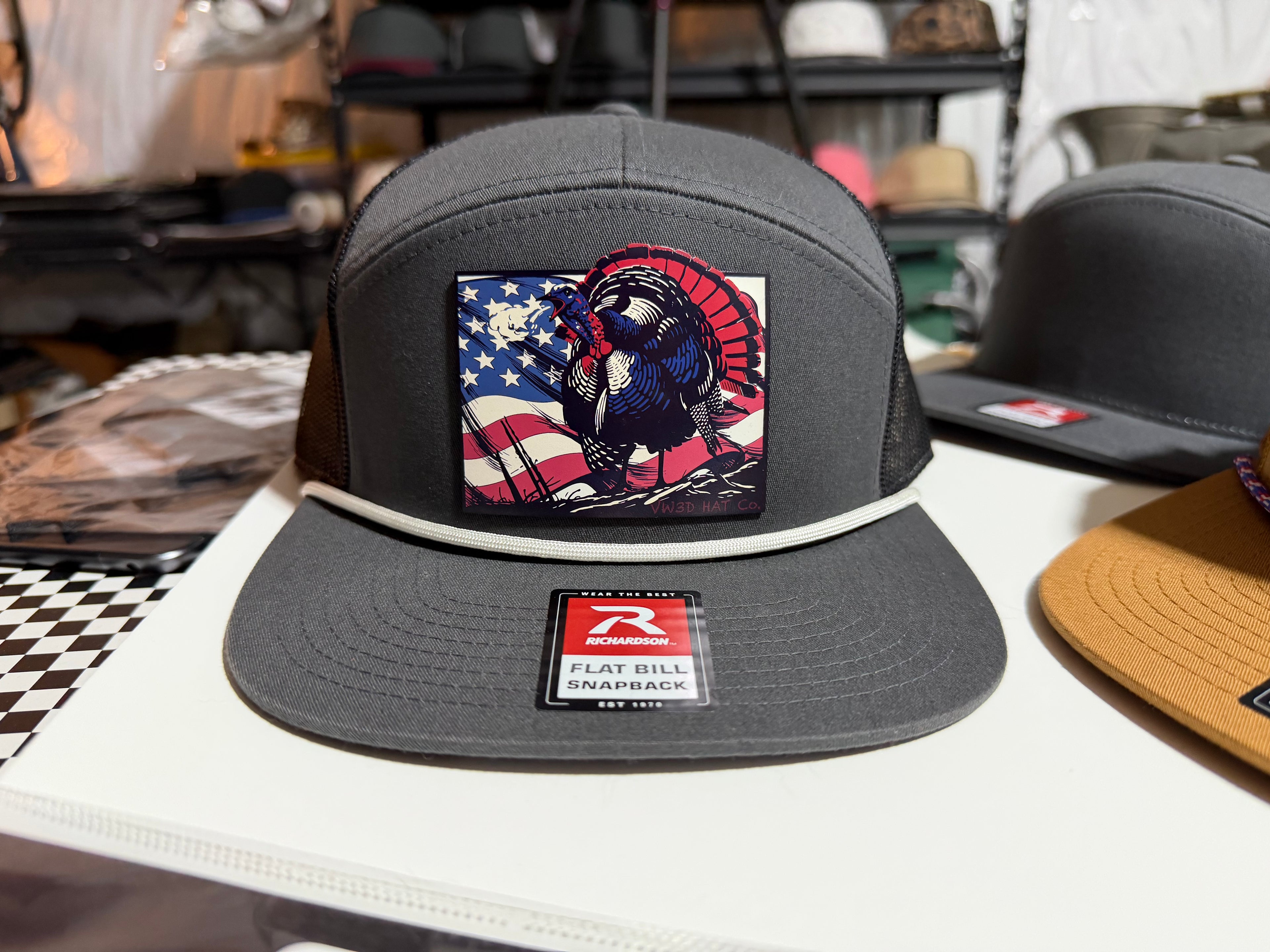 Merica Turkey Flag Hat