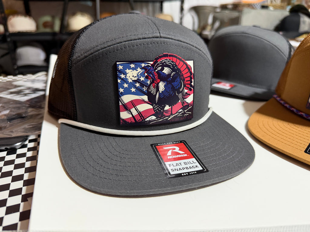 Merica Turkey Flag Hat