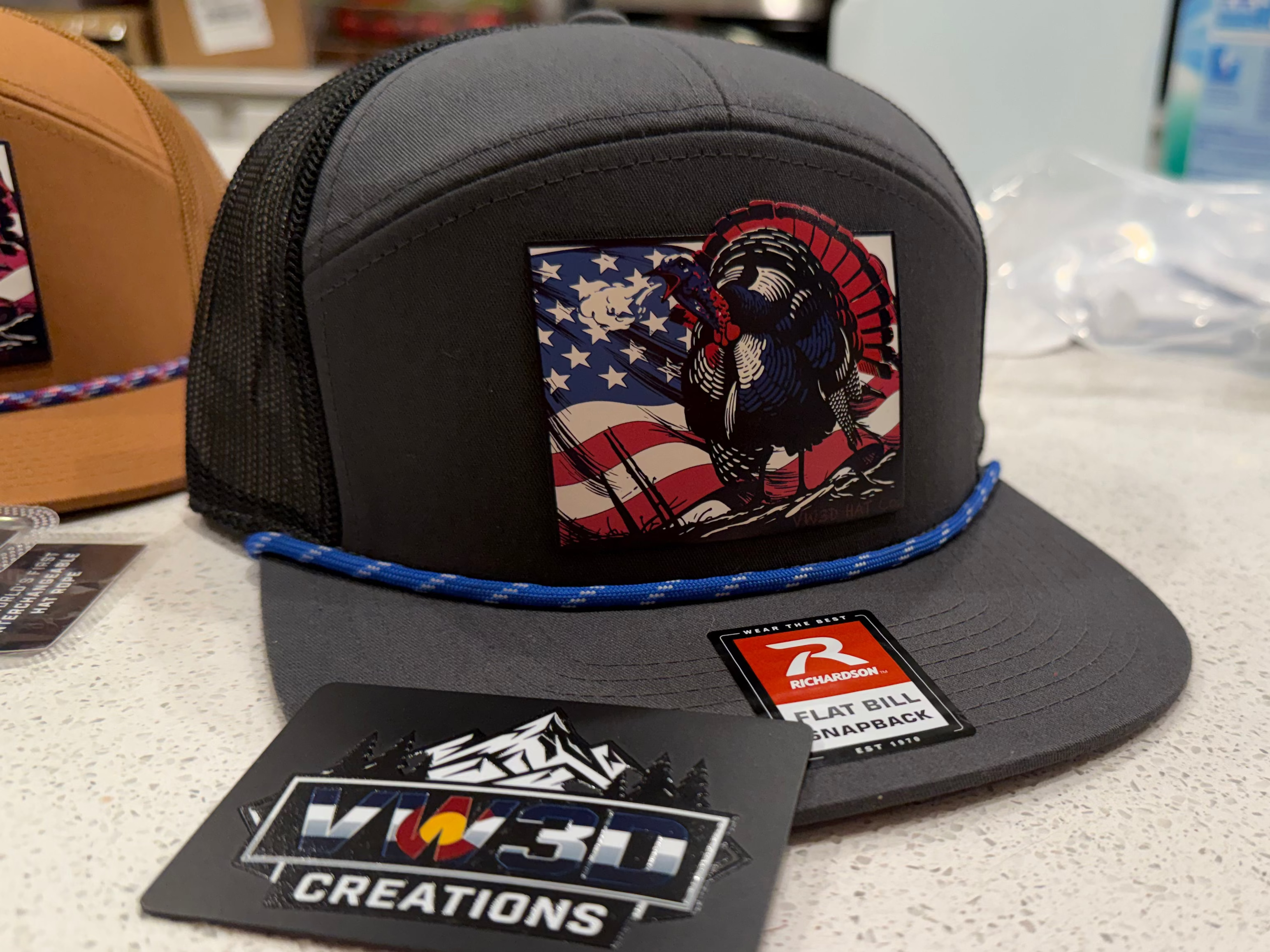 Merica Turkey Flag Hat