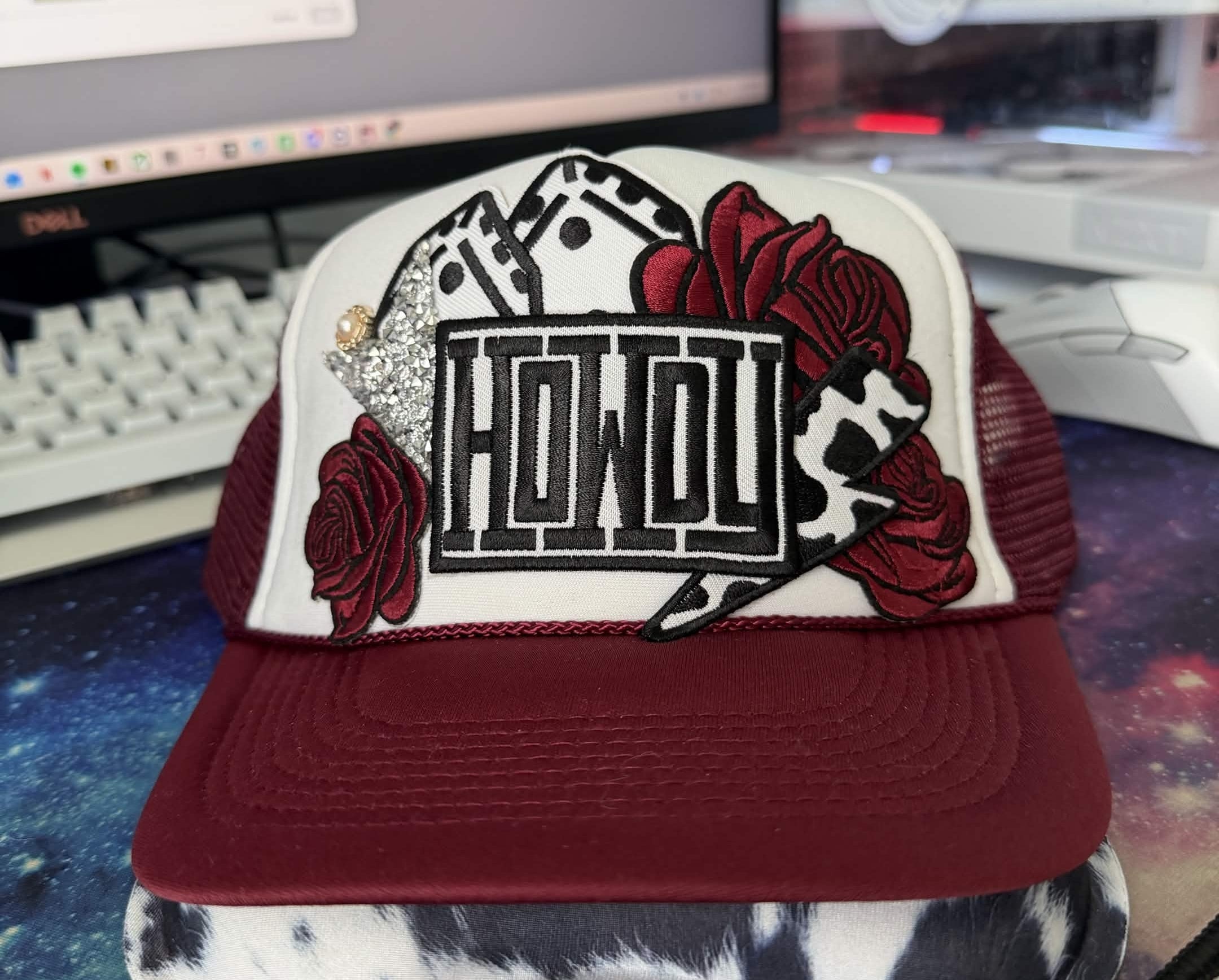 Maroon Howdy OTTO Hat