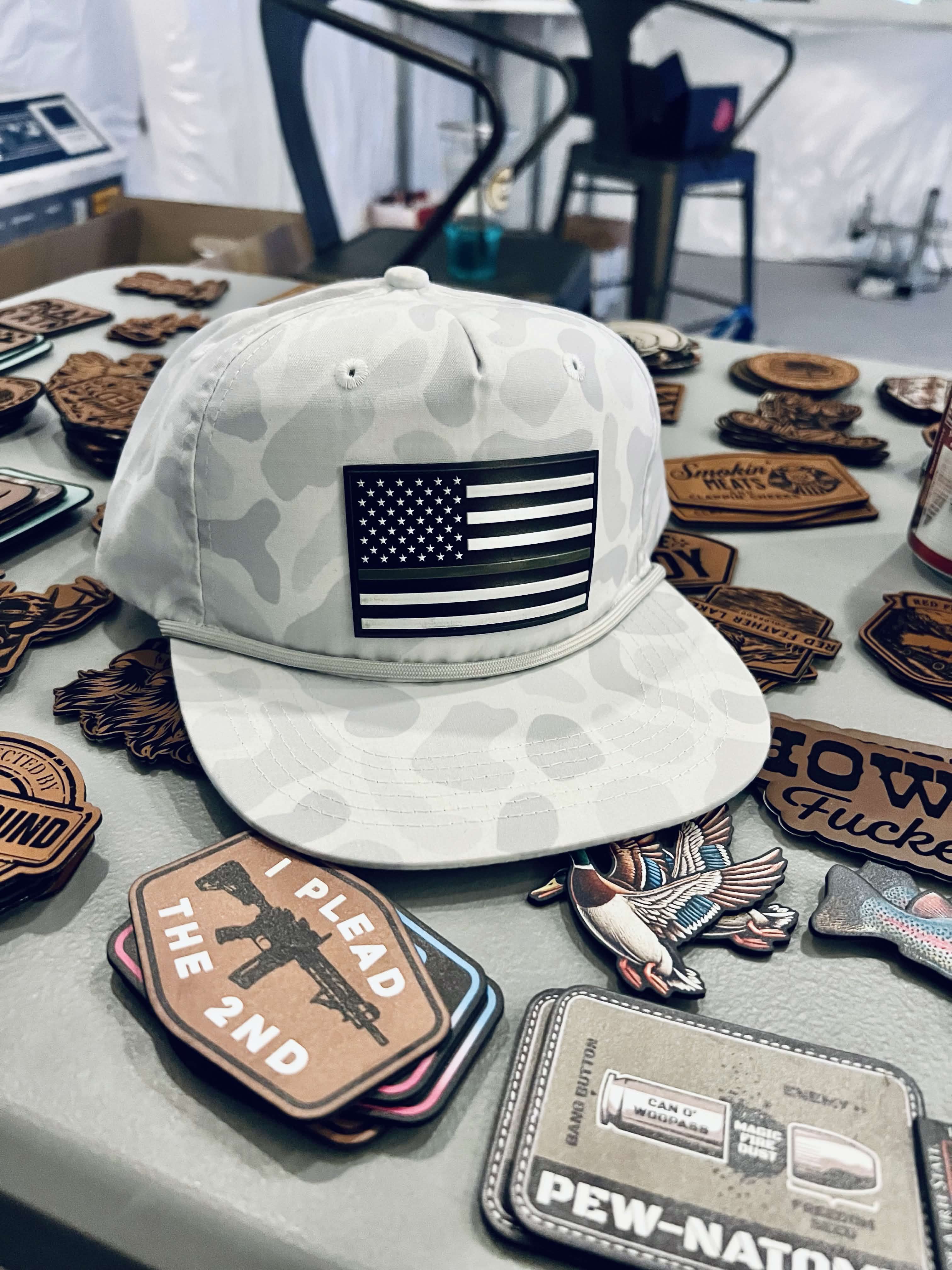 Green Line Camo Rope Hat