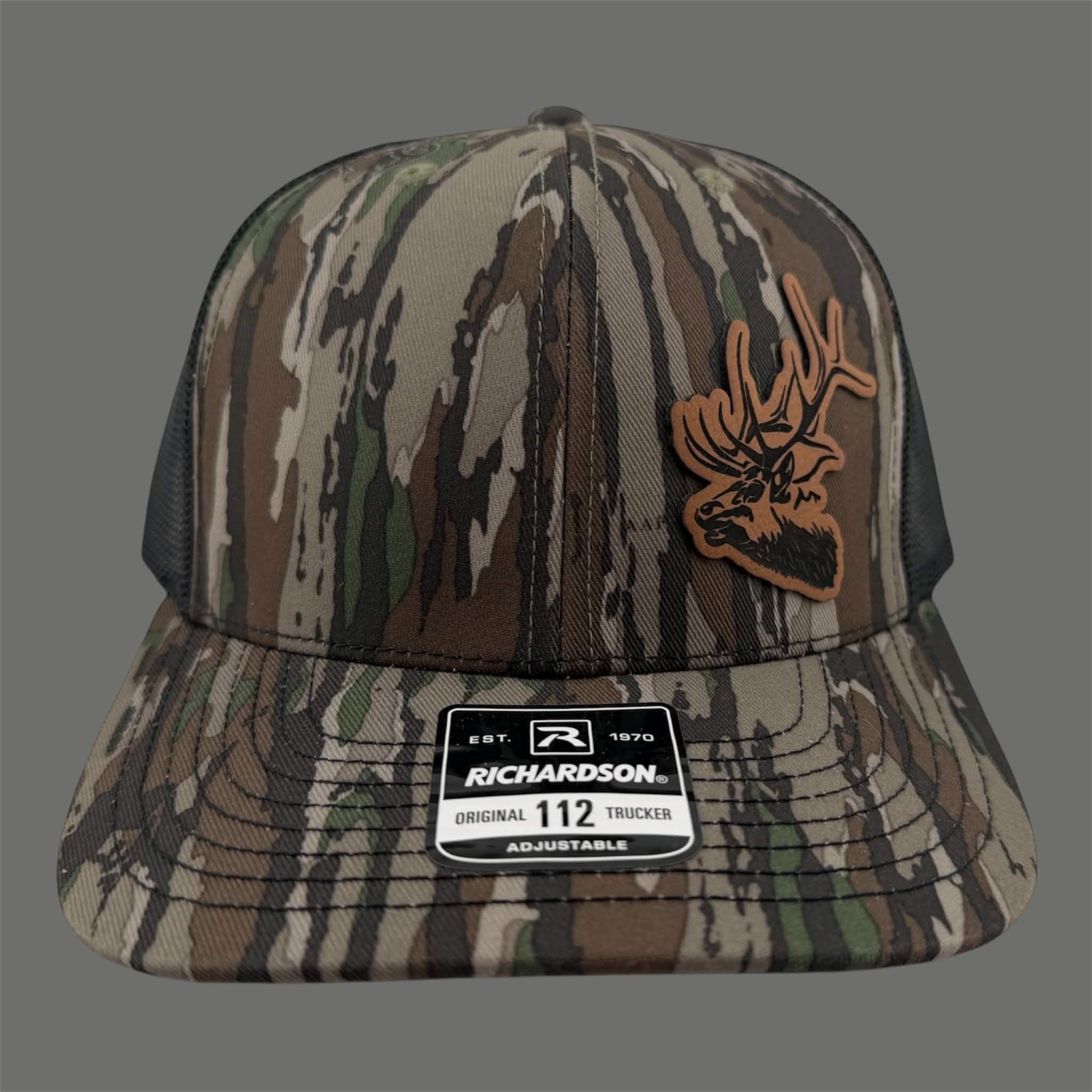 Camo Elk Patch Hat