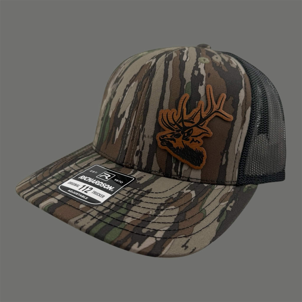 Camo Elk Patch Hat
