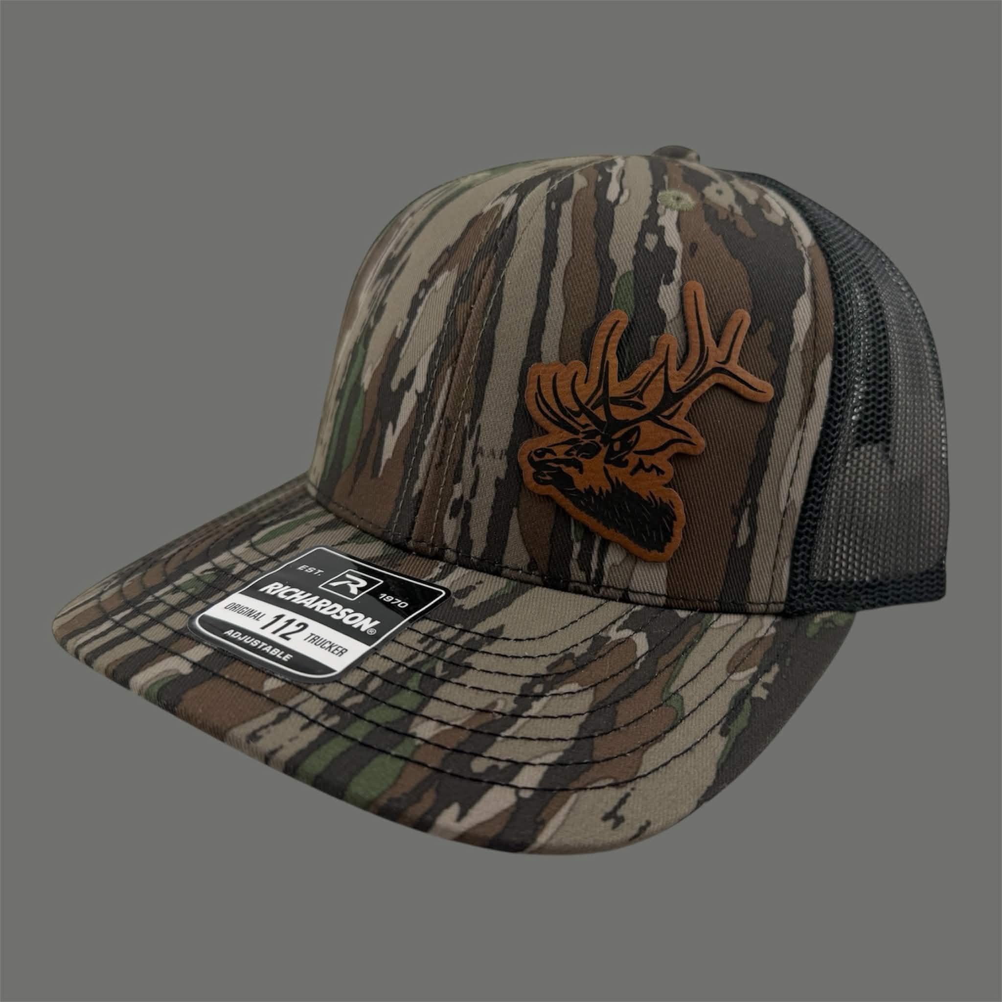 Camo Elk Patch Hat